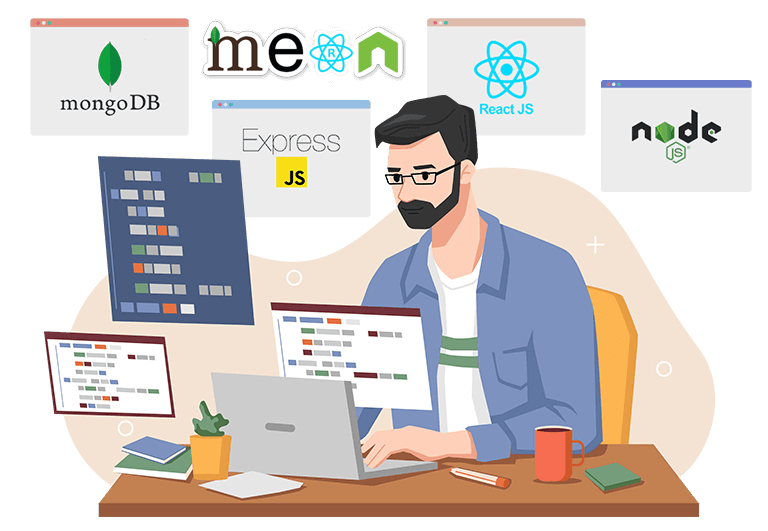 MERN Stack Illustration